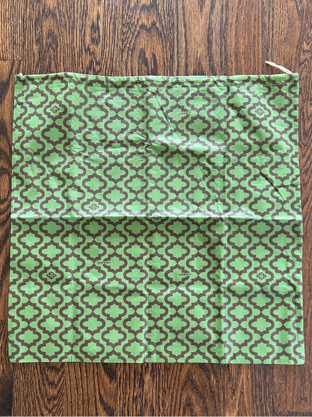 orYANY Green & Brown Logo Printed XL Dust Bag - Picture 4 of 4